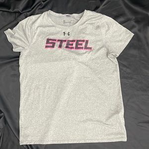 Under Armour Steel Workout Tee Size Large